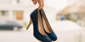 High-heels in Hand